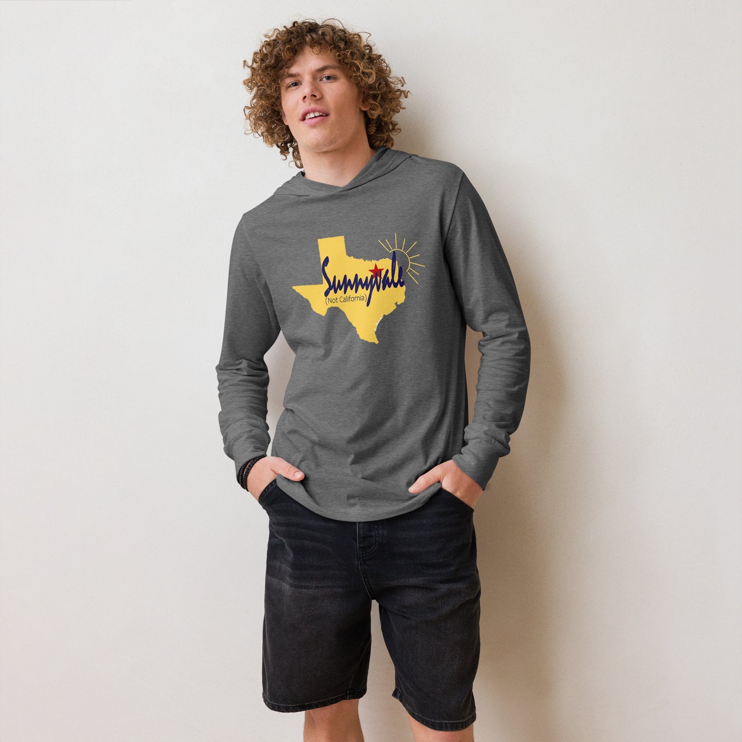 Sunnyvale Texas Hooded long-sleeve tee