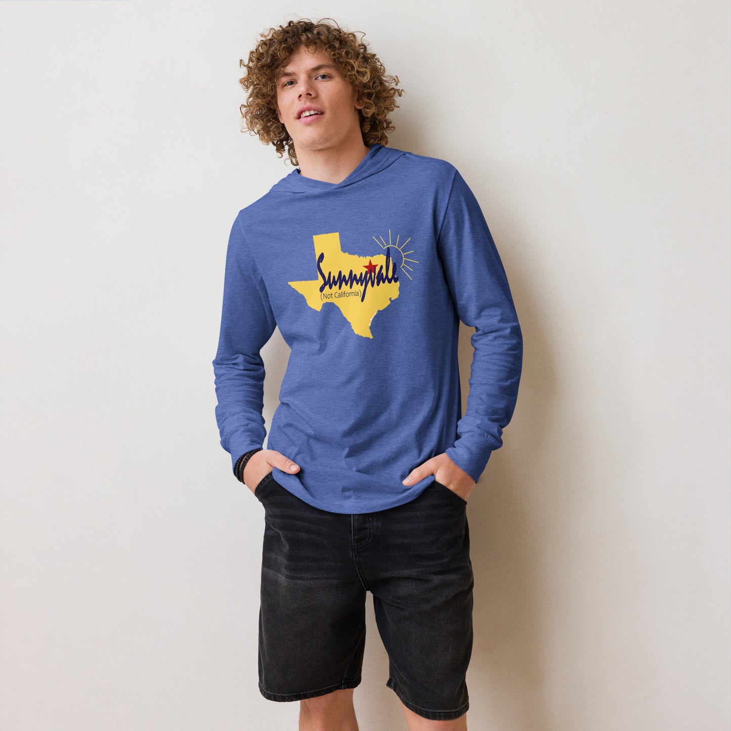 Sunnyvale Texas Hooded long-sleeve tee