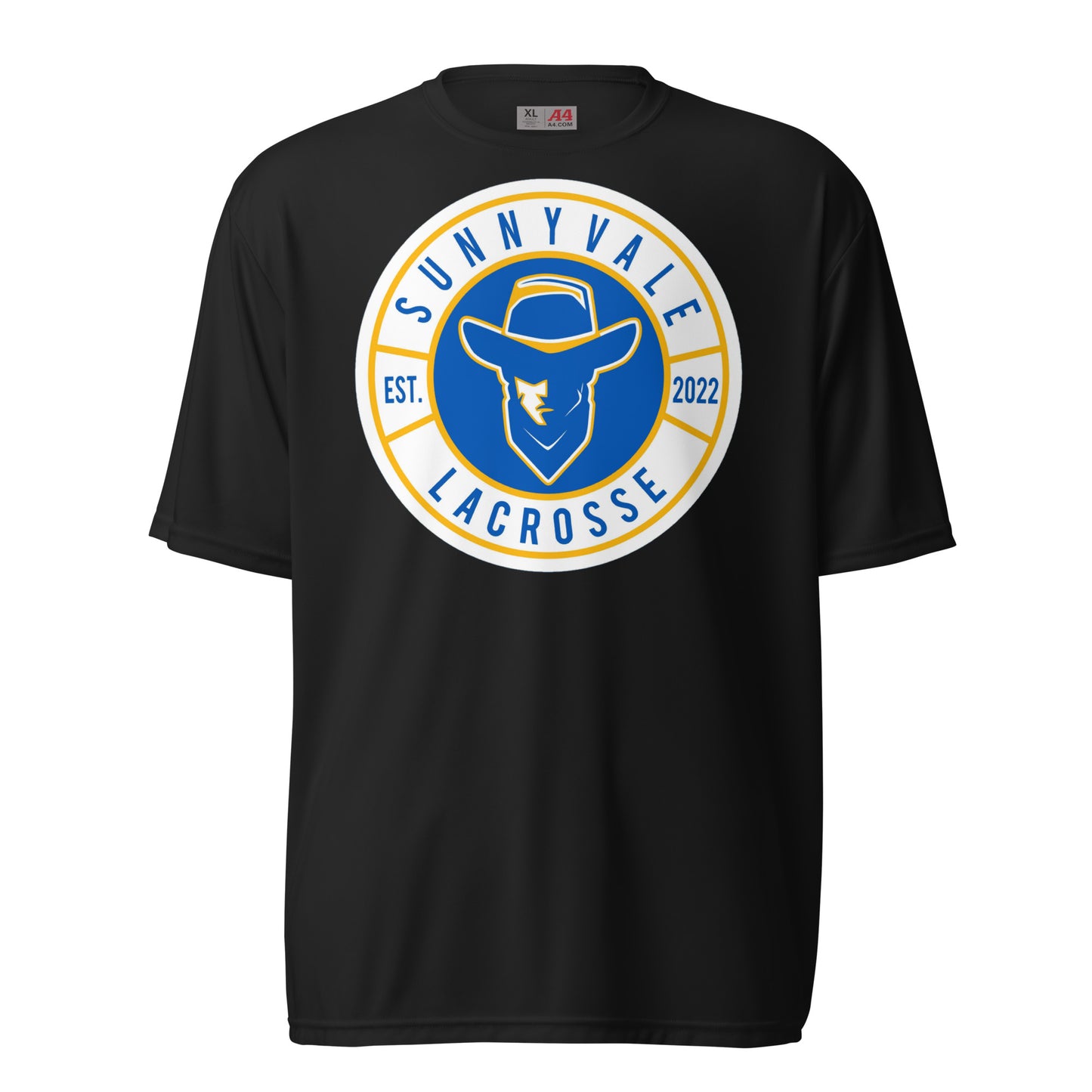 Sunnyvale Lacrosse Unisex performance crew neck t-shirt