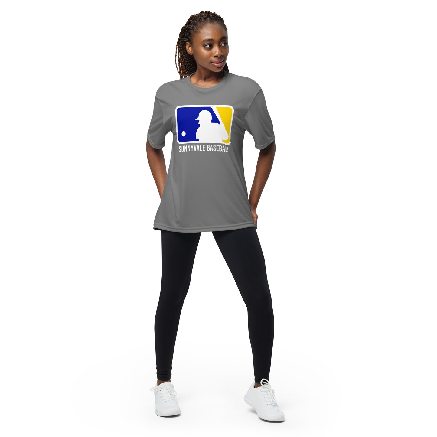 Sunnyvale Baseball Unisex performance crew neck t-shirt