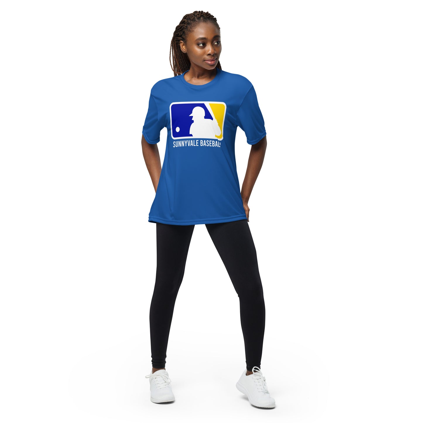 Sunnyvale Baseball Unisex performance crew neck t-shirt