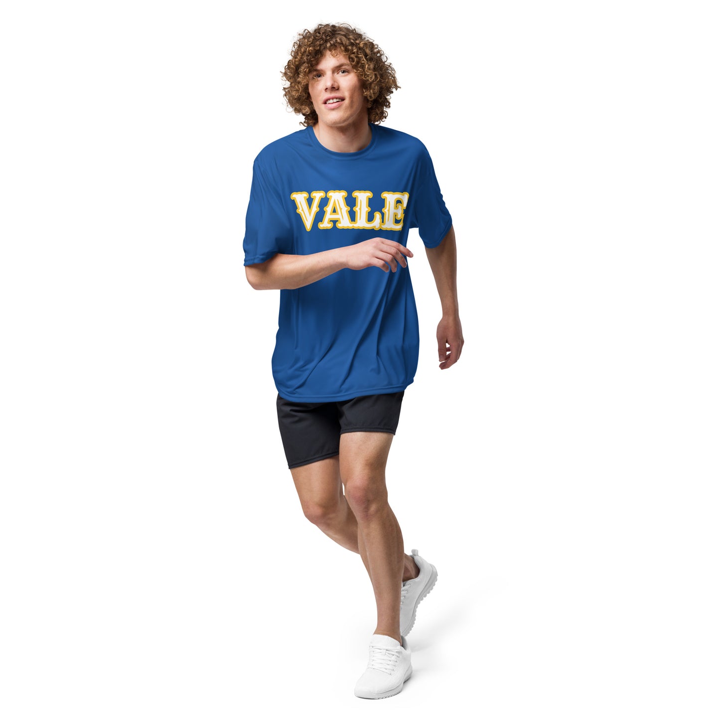 Vale Unisex performance crew neck t-shirt