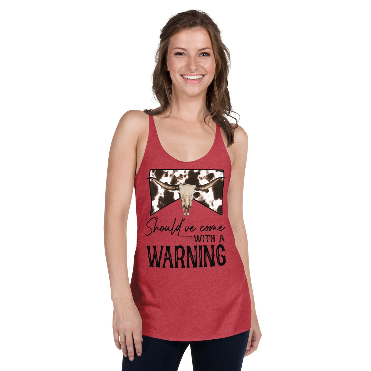 Warning Women's Racerback Tank