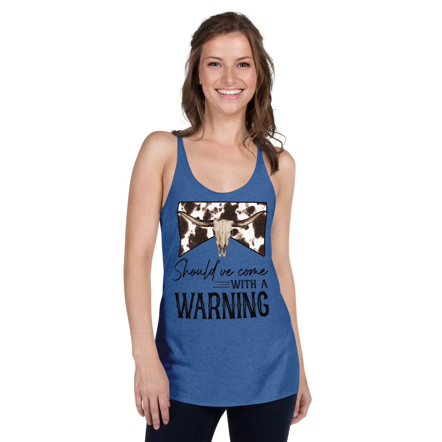 Warning Women's Racerback Tank