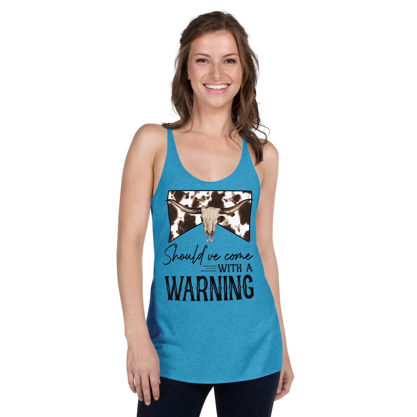 Warning Women's Racerback Tank