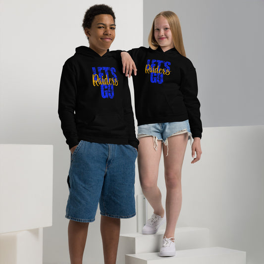 Let's Go Raiders Youth heavy blend hoodie